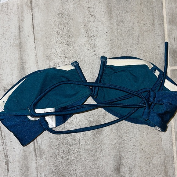 COPY - Neon teal bandeau style bikini top! - Picture 6 of 6